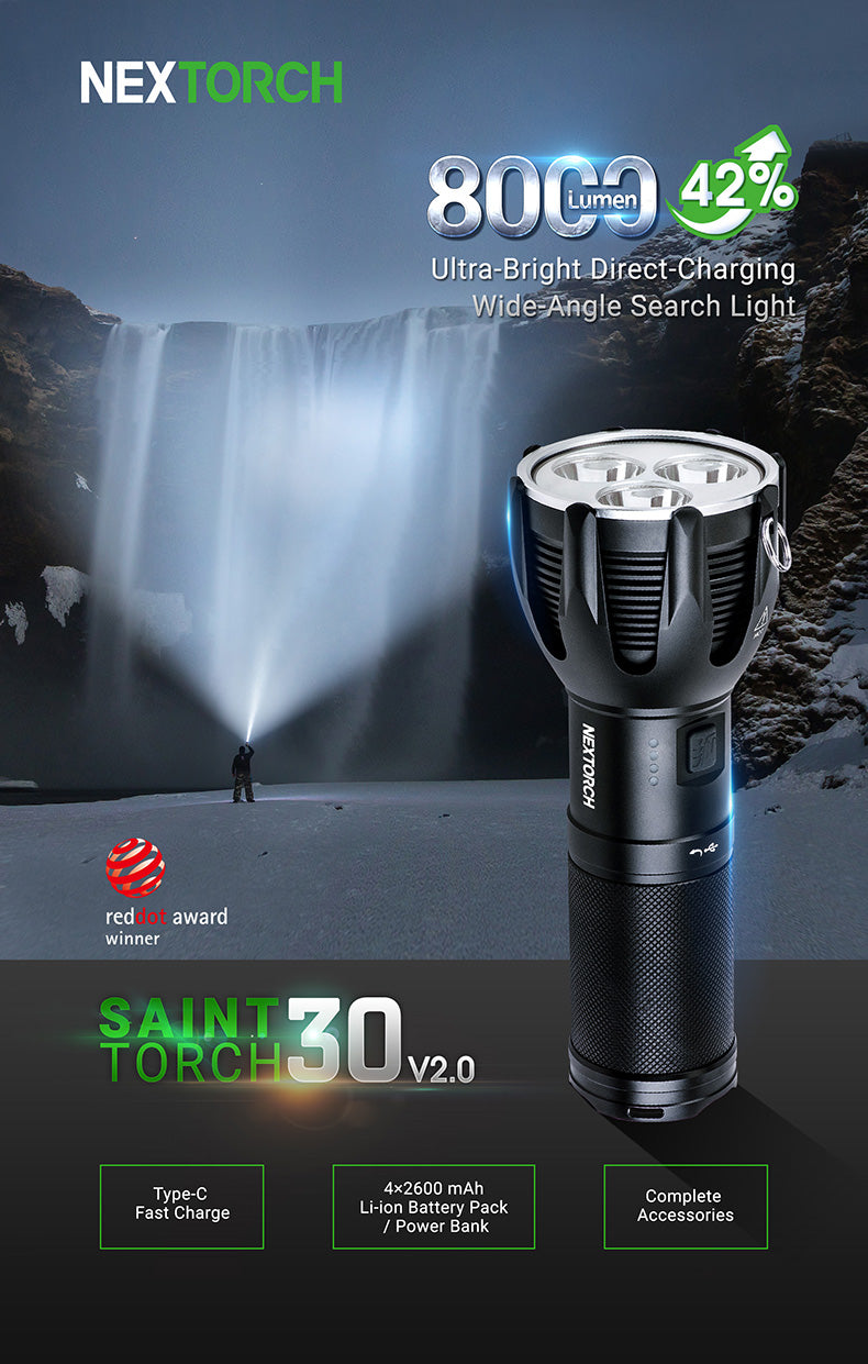 New! Saint Torch 30 V2.0! – NEXTORCH