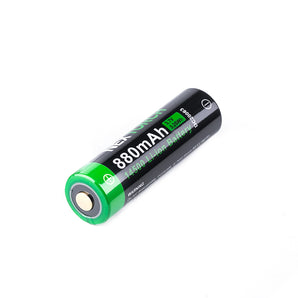 NEXTORCH 14500 rechargeable battery with a lifespan of over 500 charge cycles for extended use